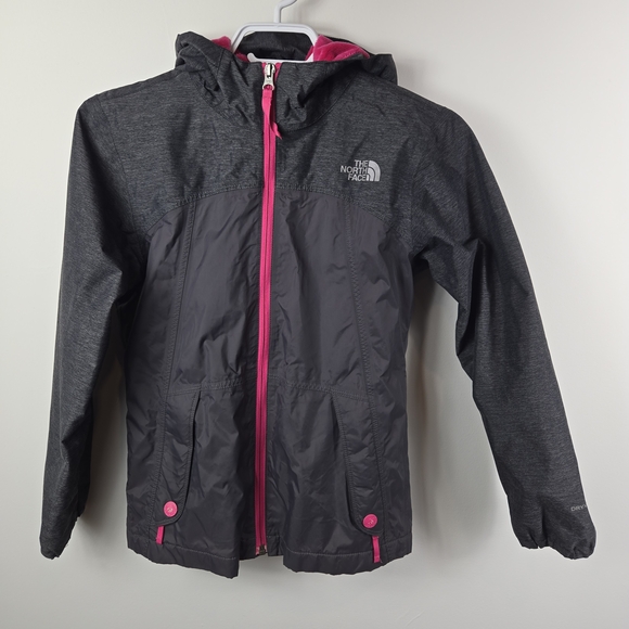 The North Face Other - THE NORTH FACE Girls Jacket Eco Thermoball Parka Hooded Full Zip 10/12 Gray/Pink